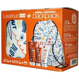 Intermed Luxurious Suncare & White Summer Backpack