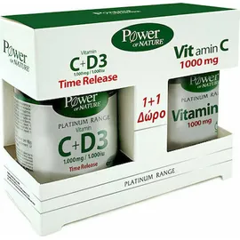 Power Health Classics Platinum Range Vitamin C+D3 1000mg 30 ταμπλέτες & Δώρο Vitamin C 1000mg 20 ταμπλέτες