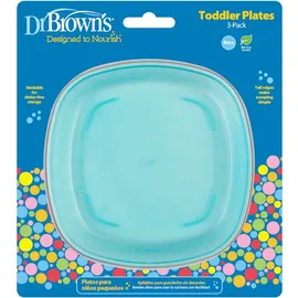 Dr. Brown`s Toddler Plates Πιάτα Ρηχά 3 τεμάχια