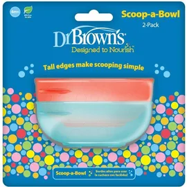 Dr. Brown's Scoop-a-Bowl Μπολ Φαγητού 2 τεμαχίων