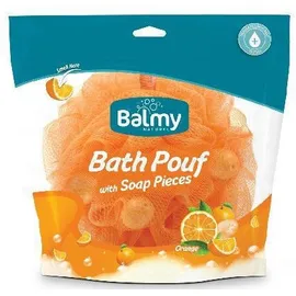 Vican Balmy Bath Pouf Με Πέρλες Σαπουνιού - Άρωμα Πορτοκάλι
