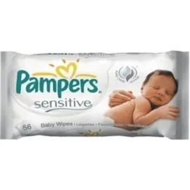 Pampers Baby Wipes Sensitive Μωρομάντηλα Ανταλλακτικό 56 Τεμάχια