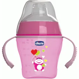 Chicco Κύπελλο με Μαλακό Στόμιο Ροζ 6m+ 200ml