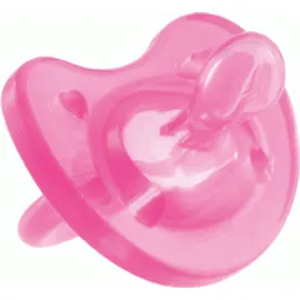 Chicco Πιπίλα Physio Soft, Όλο Σιλικόνη Ροζ, 0m+