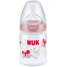 Nuk First Choice+ Μπιμπερό Πολυπροπυλενίου (PP) Ροζ, Θηλή Σιλικόνης, 150ml