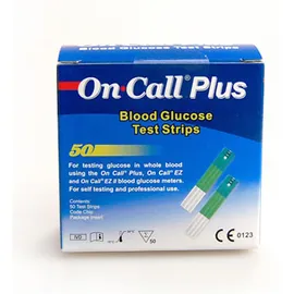 On Call Vivid Blood Glucose Test Strips, ταινίες μέτρησης σακχάρου,  50 Τμχ