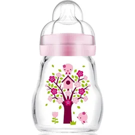 Mam Feel Good Opaque &amp; Quarz Rose Γυάλινο Μπιμπερό 260ml