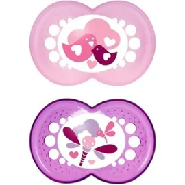 Mam Original Latex Ροζ Μωβ 6m+ 2τμχ