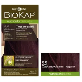 BIOKAP βαφή μαλιών 5.5 ΚΑΣΤΑΝΟ ΑΝΟΙΧΤΟ ΑΚΑΖΟΥ