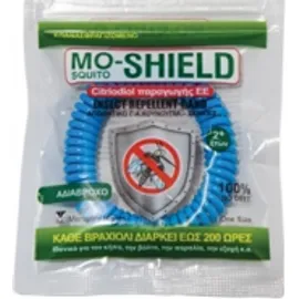 Menarini Mo-Shield Αντικουνουπικό Βραχιόλι Χρώμα: Μπλέ 1pc (έως 200 ώρες προστασίας από τα κουνούπια)