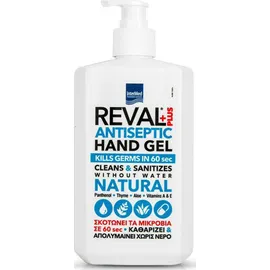 Intermed Reval Plus Antiseptic Hand Gel Natural With Vitamin A - E Αντισηπτικό Χεριών 500ml