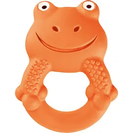Mam Max the Frog Χειροποίητο Μασητικό Παιχνίδι από Latex 4m+, 1 τεμάχιο - Πορτοκάλι