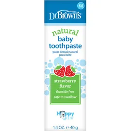 DrBrowns Οδοντόκρεμα Βρεφική 0-3 ετών γεύση φράουλα 1τμχ