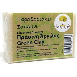 Natprod Παραδοσιακό Σαπούνι Πράσινη Αργιλος 100gr