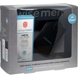 Promo Wise Men - Men All In One Face Cream 50ml & Δώρο Card Holder με RFID Protection