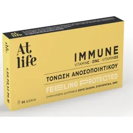 Atlife Immune Plus Vitamin C + Zinc + Vitamin D3 30tabs