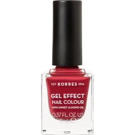 Korres Βερνίκι Νυχιών Gel Effect Nail Colour No52 Eternity Red Rose 11ml