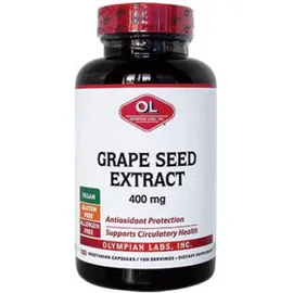 Olympian Labs Grape Seed Extract 400mg Συμπλήρωμα Διατροφής με Αντιοξειδωτική Δράση 100 Φυτικές Κάψουλες
