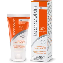 Tecnoskin Sun Protect Face Creme SPF50+ Color Αντηλιακή Κρέμα Προσώπου με Χρώμα 50ml