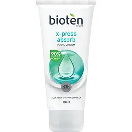Bioten Hand Cream Xpress Absorb 100ml Κρέμα Χεριών Με Αλόη Και Σύμπλεγμα Βιταμινών 100ml