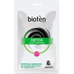 Bioten Black Tissue Mask Detox Υφασμάτινη Μάσκα με Πούδρα Άνθρακα 20ml