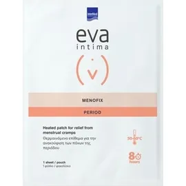 Intermed Eva Intima Menofix Patch Αυτοκόλλητο Θερμαινόμενο Επίθεμα Για Την Ανακούφιση Των Πόνων Περιόδου 1τμχ