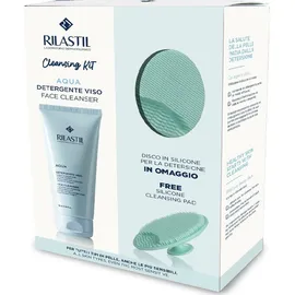 Rilastil Aqua Cleansing Kit 200ml &amp; Δώρο Silicone Cleansing Pad