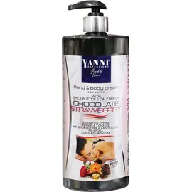 Yanni Hand & Body Cream Chocolate Strawberry 1000ml