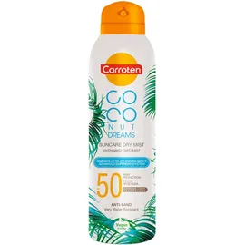 Carroten Dry Mist Easy Spray SPF50 Coconut Αντηλιακό Mist Προσώπου 200ml
