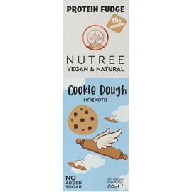 NUTREE Protein Fudge Bar, Cookie Dough, Μπάρα Πρωτείνης με Γεύση Μισκότο - 60gr
