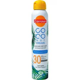 Carroten Coconut Dreams Suncare Dry Mist Spray SPF30 Αντηλιακό Mist Προσώπου 200ml