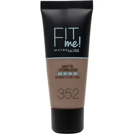 MAYBELLINE Fit Me Matt + Poreless Make- Up, 352 Truffle - 30ml