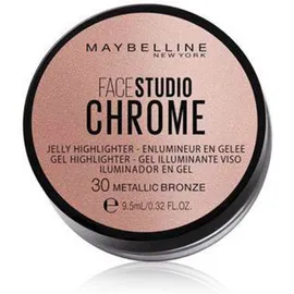 MAYBELLINE Face Studio Chrome Jelly Highlighter, Metallic Bronze - 9.5ml