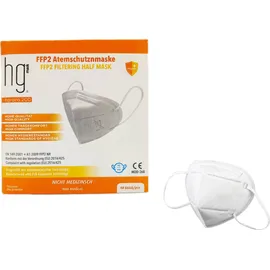 Poli HG Pro 200 FFP2 Filtering Half Mask White, Μάσκα Υψηλής Προστασίας Λευκή, 10τμχ