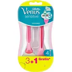 Gillette Venus Sensitive Γυναικεία Ξυραφάκια μίας Χρήσεως 3+1 ΔΩΡΟ