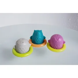 Tommee - Tippee Splashtime Squirtee Bath Floats Παιχνίδια Μπάνιου που Επιπλέουν για Παιδιά 6m+ 3 Τεμάχια