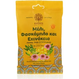 Garden Καραμέλες για το Λαιμό Μέλι, Φασκόμηλο & Εχινάκεια 60gr