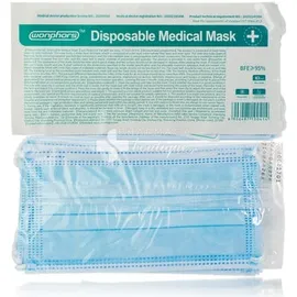 VioGenesis Disposable Medical Mask 3Ply Χειρουργική Ιατρική Μάσκα μίας Χρήσης 10 Τεμάχια