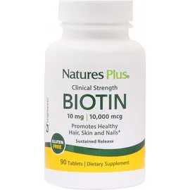Nature`s Plus Clinical Strength Biotin 10mg 90 ταμπλέτες