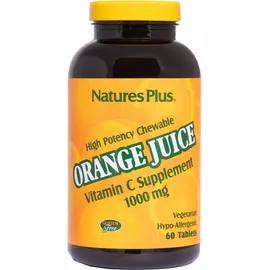 Nature's Plus Orange Juice C 1000mg 60 μασώμενες ταμπλέτες