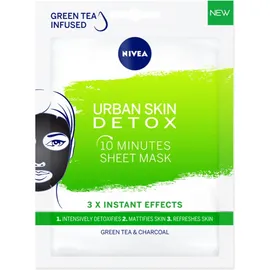 Nivea 10 Minutes Urban Skin Detox Sheet Mask 2+1 Δώρο