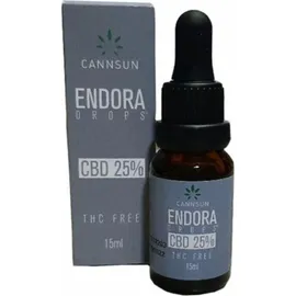 Cannsun Endora Drops CBD 25% THC Free Έλαιο Κάνναβης 15ml