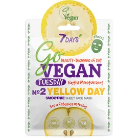 7 Days Go Vegan Sheet Mask Yellow Day 25gr