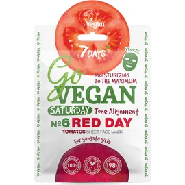 7 Days Go Vegan Sheet Mask Red Day 25g