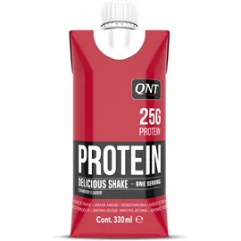 QNT Delicious Protein Shake Tetra  (30g Protein) Strawberry 330ml