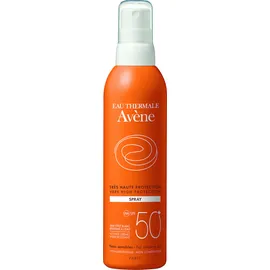 Avene Spray SPF50+ Push Spray Αντιηλιακό Προσώπου & Σώματος σε Μορφή Σπρέι για το Ευαίσθητο Δέρμα, 200ml