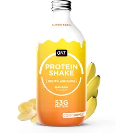 QNT Protein Shake Γυάλινο Μπουκάλι Banana 500 ml