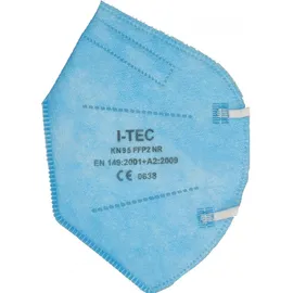 Μάσκα I-TEC ΚΝ95 FFP2 BFE99% & PFE99% Ιατρική Μπλε (1 τεμ)