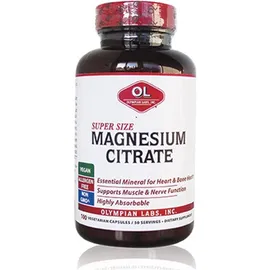 Μαγνήσιο Super Size Magnesium Citrate Olympian Labs 100 caps