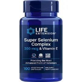 Σύμπλεγμα με Σελήνιο 200mcg & Βιταμίνη Ε Super Selenium Complex Life Extension 100 caps